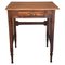 Spanish Country Side Table with Drawer in Pine, Image 1