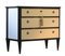 Vintage Gustavian Chest in White and Black Style 2