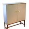 Drinks Cabinet in Brass and Woos, 1950s 4