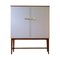 Drinks Cabinet in Brass and Woos, 1950s 2