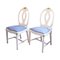 Gustavian Rose Carved Chairs with Gold Carved Details, Set of 2 3