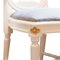 Gustavian Rose Carved Chairs with Gold Carved Details, Set of 2 6