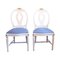 Gustavian Rose Carved Chairs with Gold Carved Details, Set of 2, Image 1