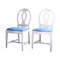 Gustavian Rose Carved Chairs with Single Carved Rose Details, Set of 2 3