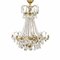 Antique Empire Six Arm Chandelier with Different Cut Crystals, 1900s, Image 1