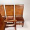Antique Castle Dining Chairs in Oak and Leather, 1900s, Set of 6, Image 17