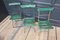 Beer Garden Chairs in a Green Version, Set of 3, Image 4