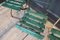 Beer Garden Chairs in a Green Version, Set of 3, Image 7