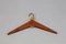 Seven Cloth Hanger in Solid Wood and Brass by Hagenauer, 1950, Set of 7 2
