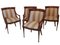 Chaises avec Accoudoirs en Acajou, Set de 4 8