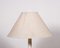 Lámpara de mesa era espacial blanca, años 80, Imagen 7