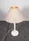 Space Age White Table Lamp, 1980s 2