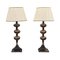 Venetian Abat Jour Table Lamps, 1960s, Set of 2 1