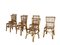 Bamboo and Rattan Dining Chairs from Dal Vera, Italy, 1960s, Set of 7, Image 2