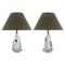 Mid-Century Crystal Table Lamps from Cristal de France, Set of 2, Image 1