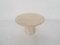 Round Travertine Side Table, 1970s, Image 4