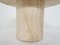 Round Travertine Side Table, 1970s, Image 10