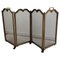 Italian Gilt Brass Fireplace Screen, 1950s 1