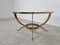 Vintage Round Brass Coffee Table, 1970s 9