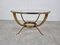 Vintage Round Brass Coffee Table, 1970s 5