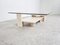 Vintage White Marble Coffee Table, 1970s, Image 2