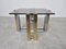 Table Basse Vintage en Laiton et Chrome, 1970s 3