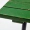 Mesa de jardín rectangular de metal verde, Imagen 11