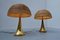 Modern Italian Brass and Bamboo Table Lamp, Set of 2 6