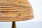 Lámpara de mesa italiana moderna de latón y bambú. Juego de 2, Imagen 9