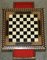 Antiker anglo-indischer Schachbrett Spieltisch, 1920er 14