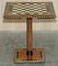 Antiker anglo-indischer Schachbrett Spieltisch, 1920er 18