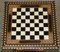 Mesa de ajedrez anglo india antigua, años 20, Imagen 11