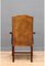 English Leather & Mahogany Chesterfield Armchair 7