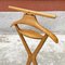 Mid-Century Italian Beech and Brass Valet Stand by Ico Parisi for Reguittis, 1950s 4