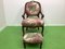 Chaise Historicisme Antique avec Tabouret, 1890s, Set de 2 2