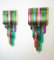 Italian Venini Style Murano Glass Sconces, 1980s, Set of 2, Image 3