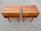 Tables de Chevet Mid-Century Modernes de Dyrlund, Danemark, 1960s, Set de 2 2