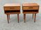 Tables de Chevet Mid-Century Modernes de Dyrlund, Danemark, 1960s, Set de 2 3