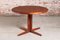 Mid-Century Danish Teak Extending Round Dining Table by Edvard Valentinsen, 1960s 2