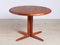 Ausziehbarer runder dänischer Mid-Century Esstisch aus Teak von Edvard Valentinsen, 1960er 1