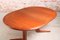 Ausziehbarer runder dänischer Mid-Century Esstisch aus Teak von Edvard Valentinsen, 1960er 6