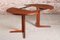 Mid-Century Danish Teak Extending Round Dining Table by Edvard Valentinsen, 1960s, Image 4