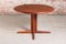 Ausziehbarer runder dänischer Mid-Century Esstisch aus Teak von Edvard Valentinsen, 1960er 3