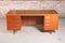 Mid-Century British Teak Executive Writing Desk, 1960s, Image 2