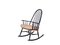 Rocking Chair Vintage Scandinave dans le style d'Ilmari Tapiovaara 1