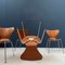 Chaises 3107 par Arne Jacobsen pour Fritz Hannssen, 1973, Set de 4 5