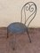Garden Chairs in Wrought Iron, Set of 2 4