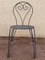 Garden Chairs in Wrought Iron, Set of 2 5