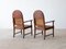 Colonial Bobbin Armchairs in Rattan, Set of 2 4