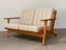Mid-Century Danish Two-Seater Sofa in Oak by Hans J. Wegner for Getama 3